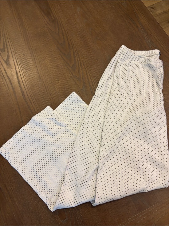 Brandy Melville Pants - Brandy Melville White Polka Dot Lounge Pants